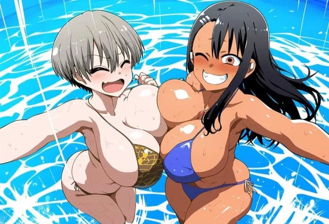 uzaki Hana and Hayase Nagatoro