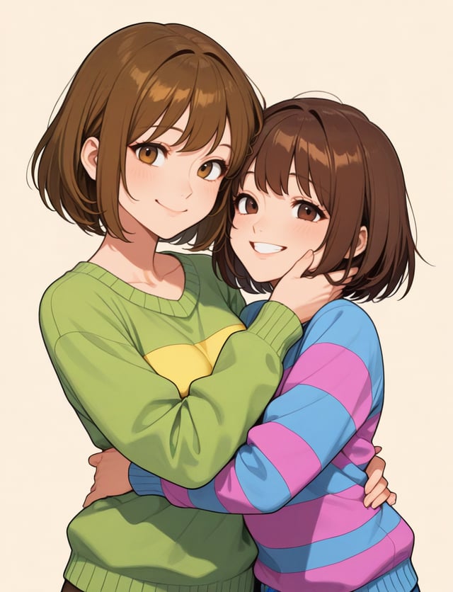 Chara and Frisk